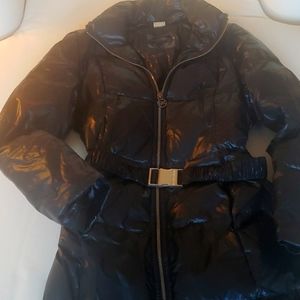 Black, S/P, Puffer Coat, Michael Kors